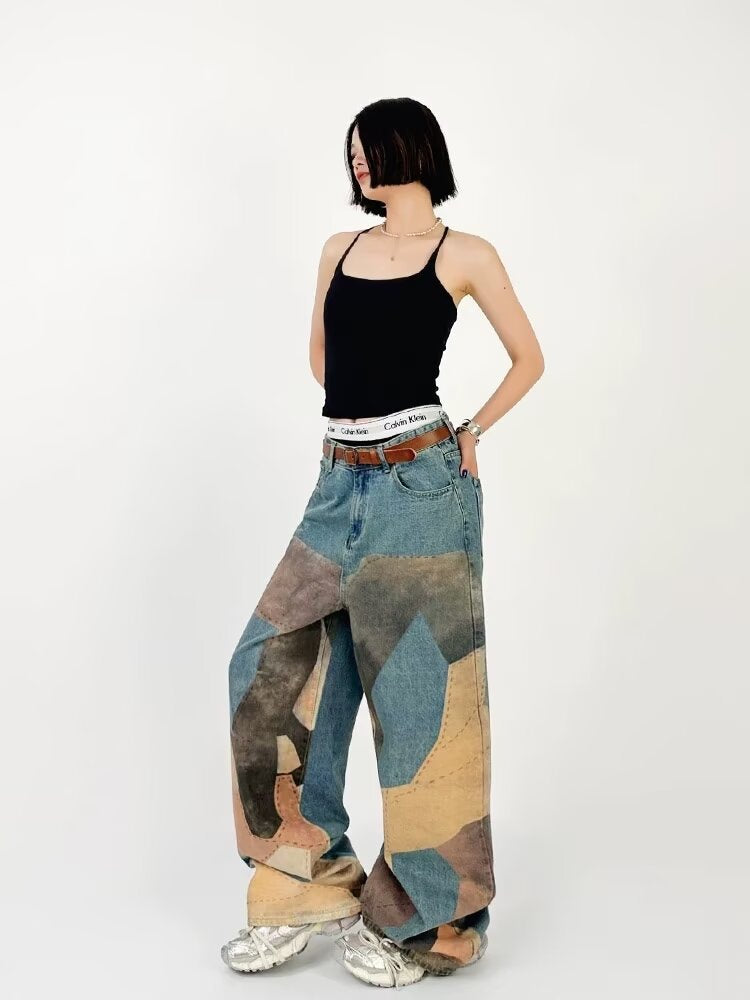 HJK Exclusive "Surrealism" Deconstructed Jeans