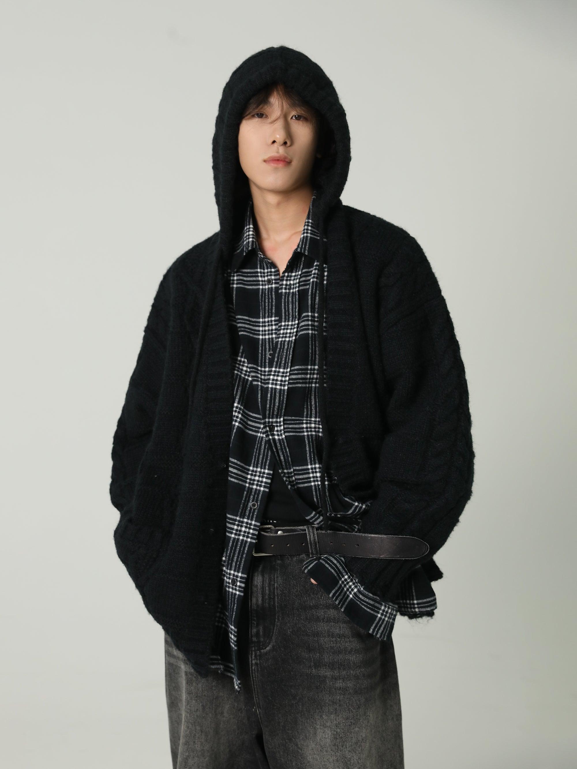MASONPRINCE Edith Knit Hooded Cardigan