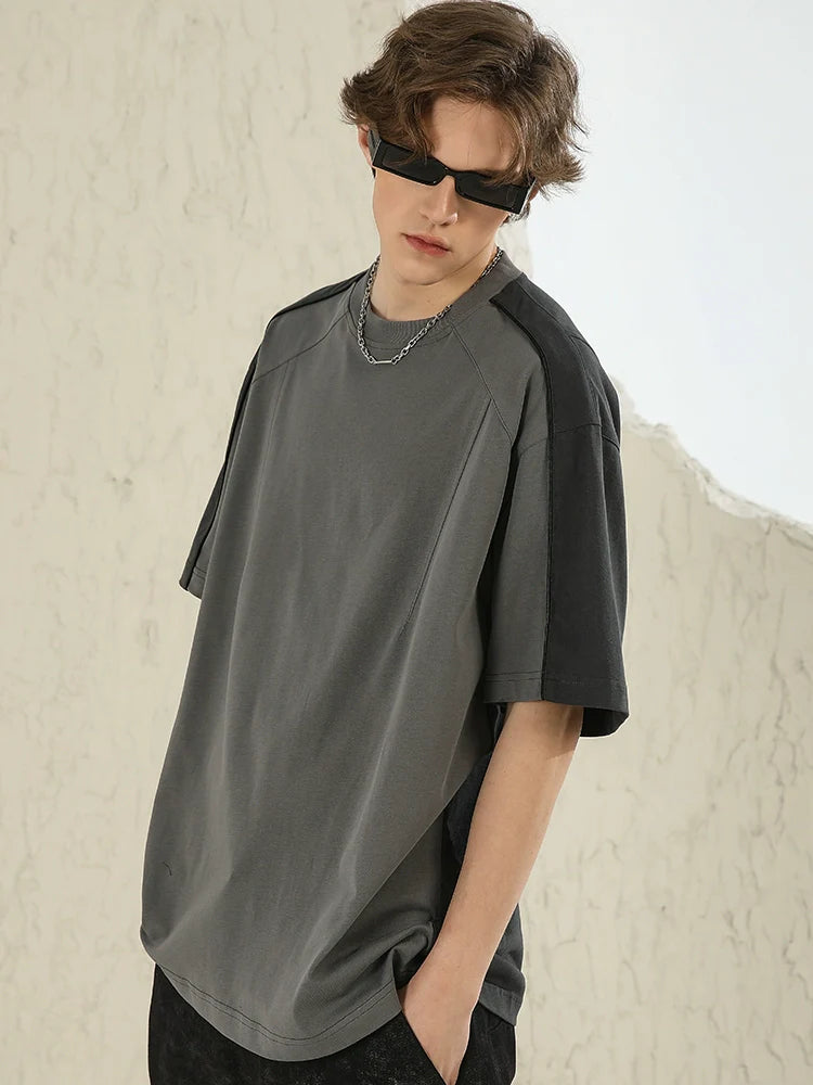 NOSAW Two-Tone Spliced Tee
