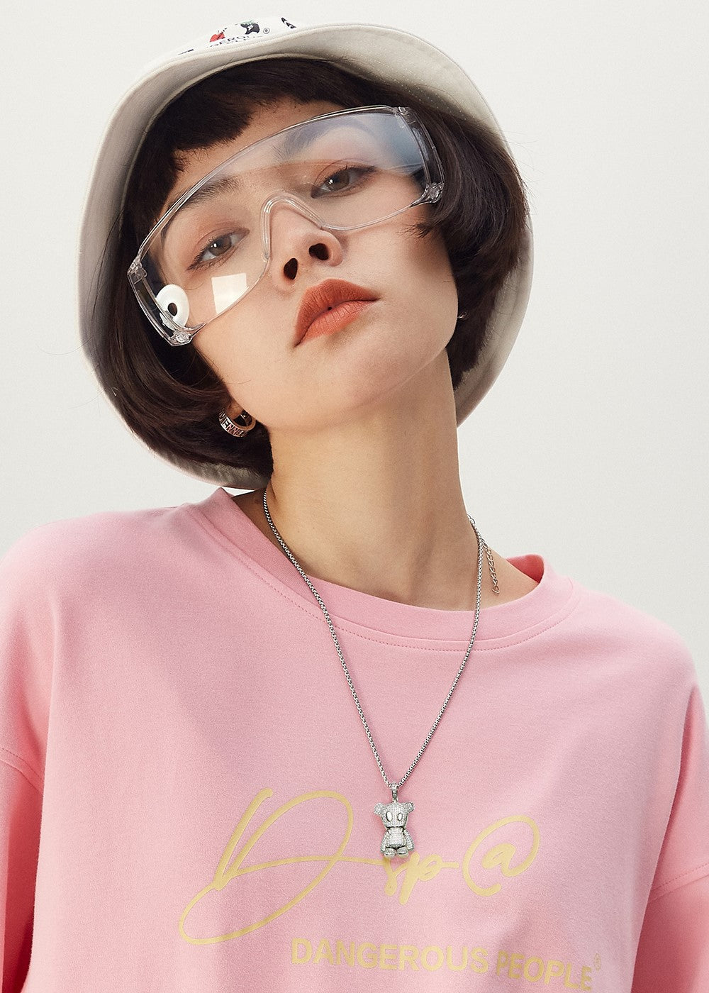 DangerousPeople Hooded Bear Necklace