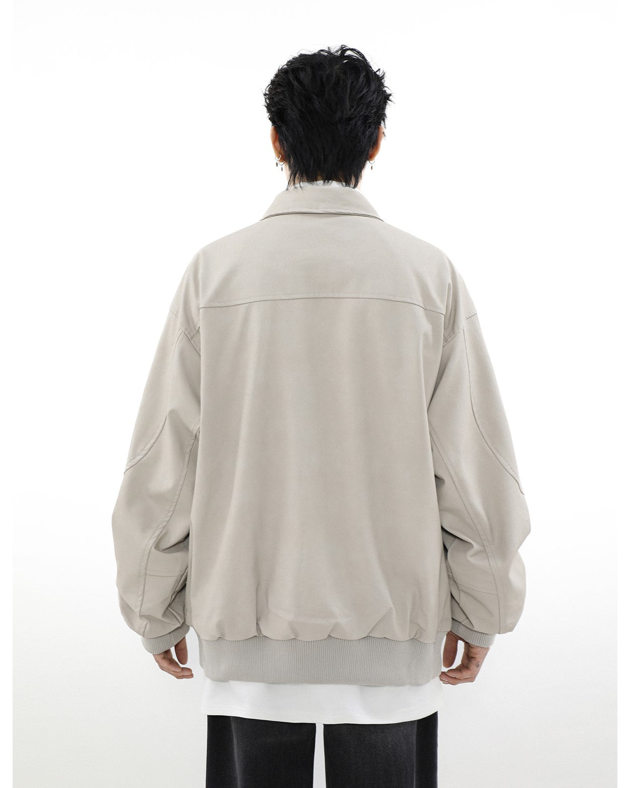 MRNEARLY Star-Studded Bomber Jacket