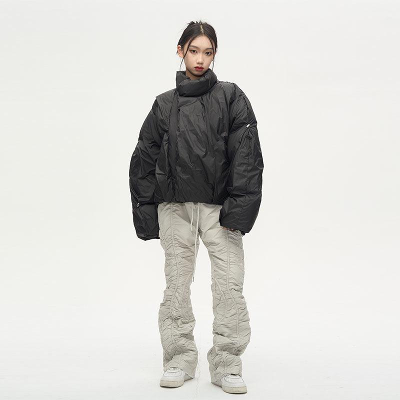 77F7GHT Overlapped Puffer Jacket