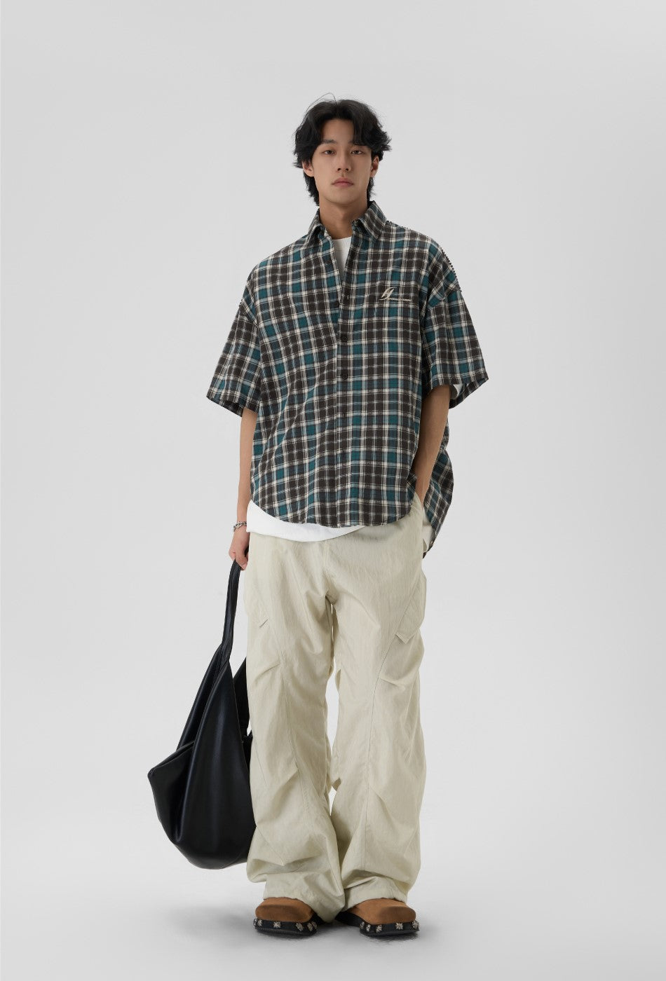 JHYQ Pleated Parachute Pants
