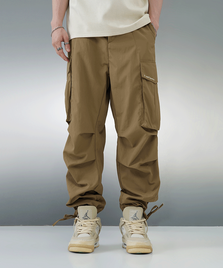 BJHG Pleated Cargo Pants