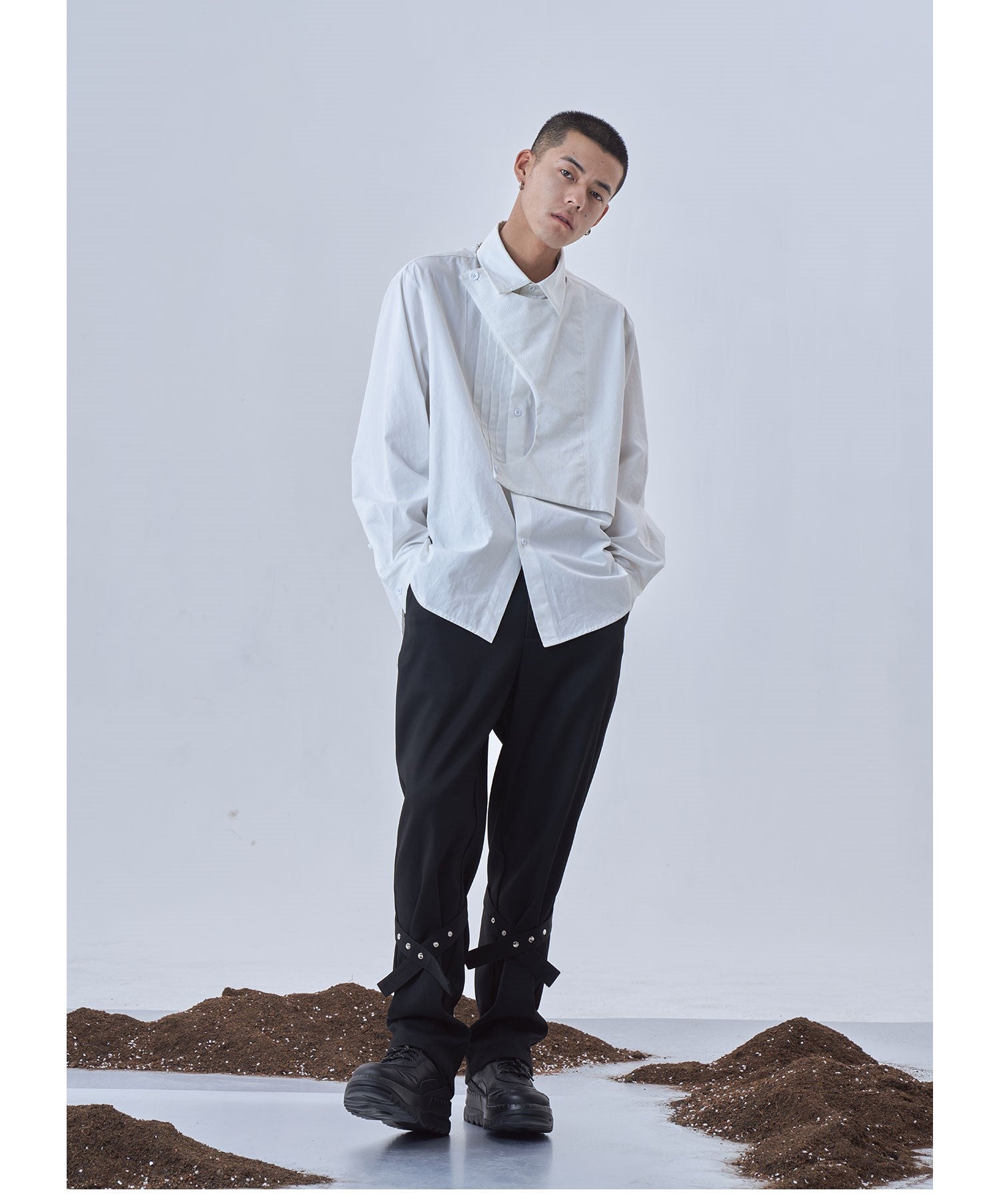 PCLP Deconstructed Long Sleeve Polo