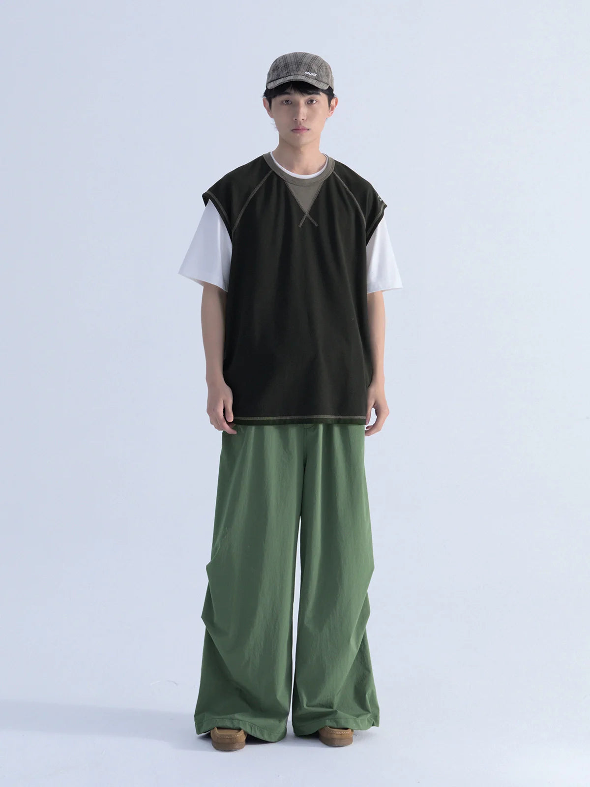 Mentmate Contrast Stitched Sleeveless Tee
