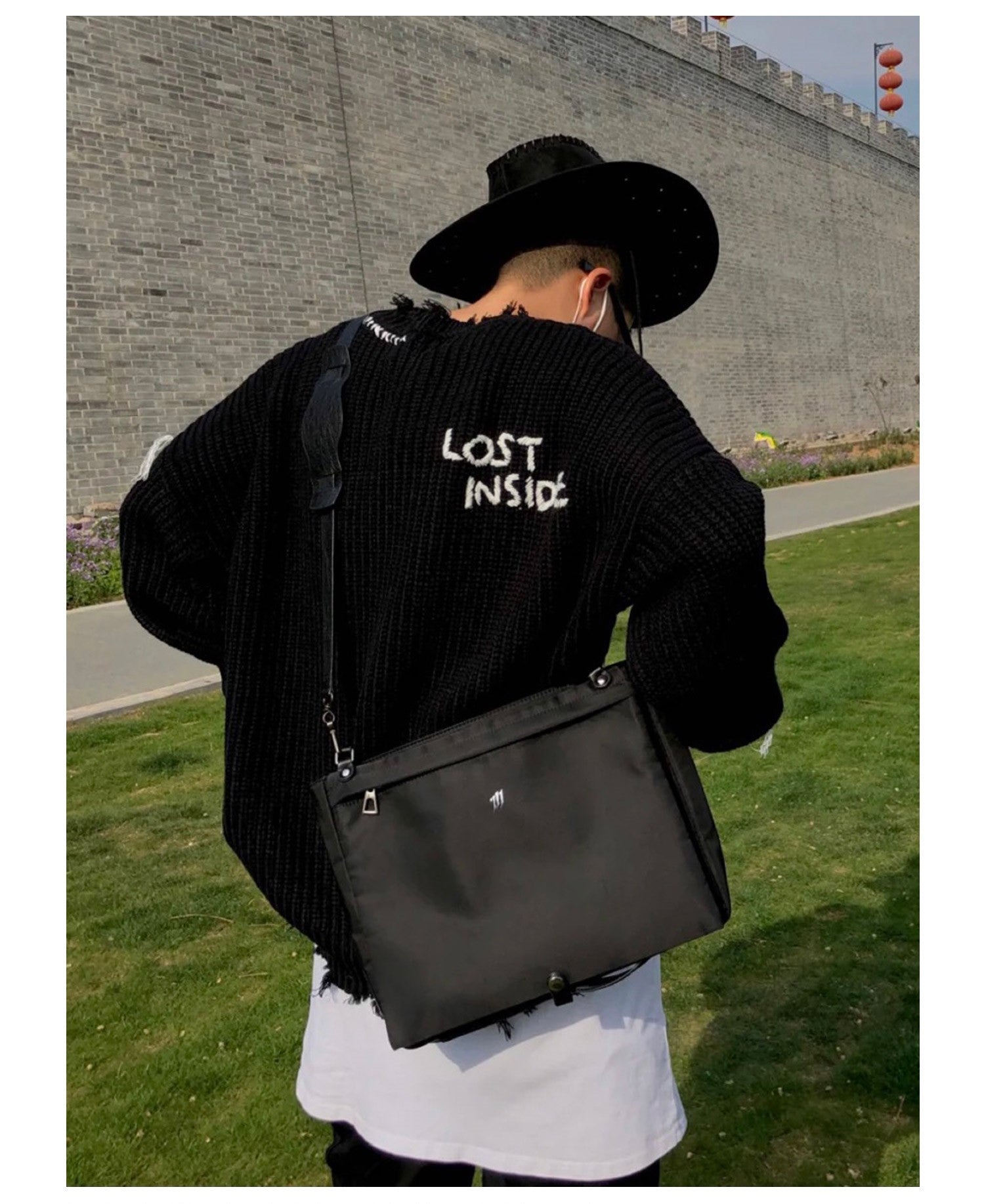 PCLP "Lost Inside" Distressed Knit Sweater