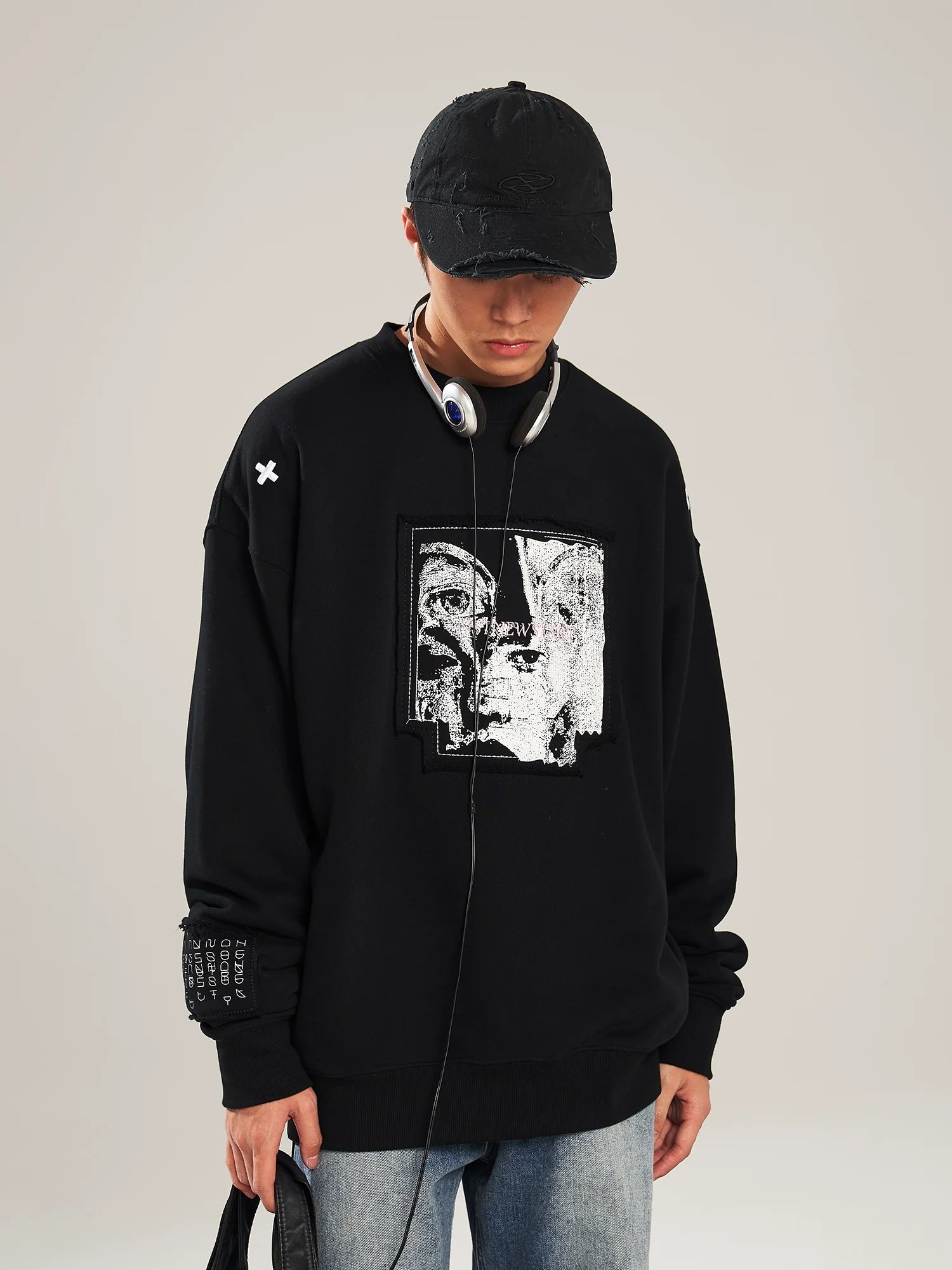 NSTNEW START "Visions" Collage Sweater