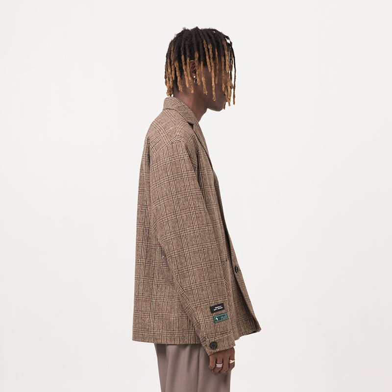 EMPTY REFERENCE Plaid Blazer