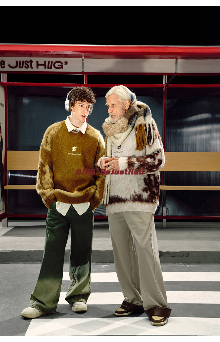 BJHG Textured Jacquard Sweater