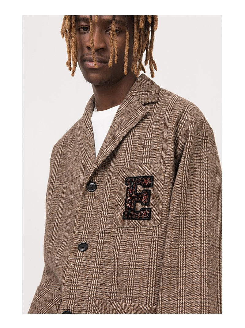 EMPTY REFERENCE Plaid Blazer