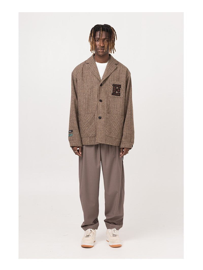 EMPTY REFERENCE Plaid Blazer