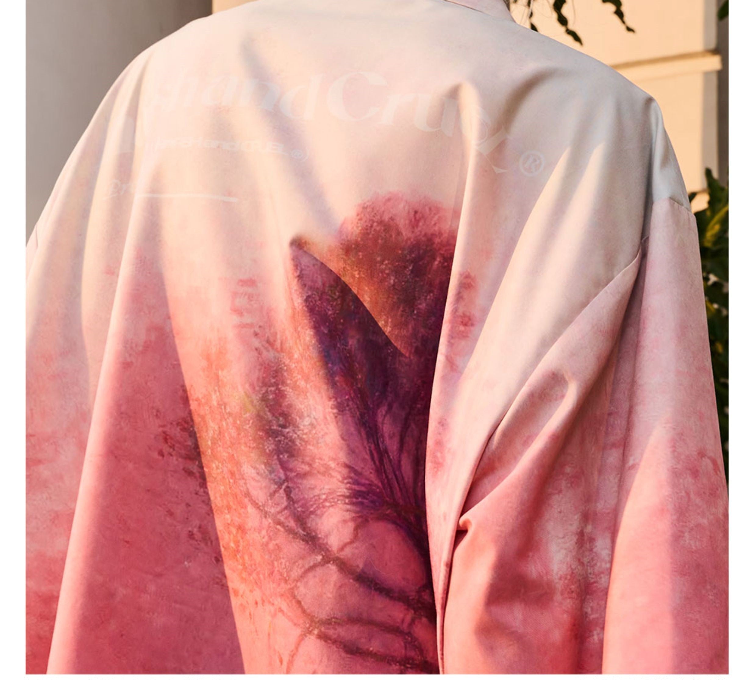 HARSH and CRUEL Painted Sunset Button-Up