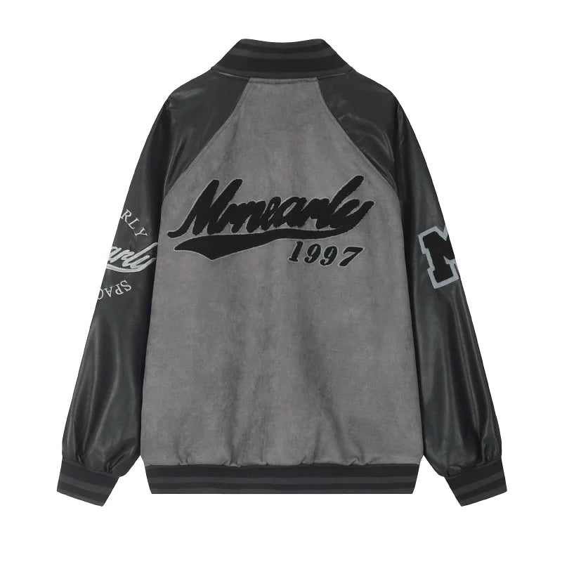 MRNEARLY "1997" Suede Varsity Jacket