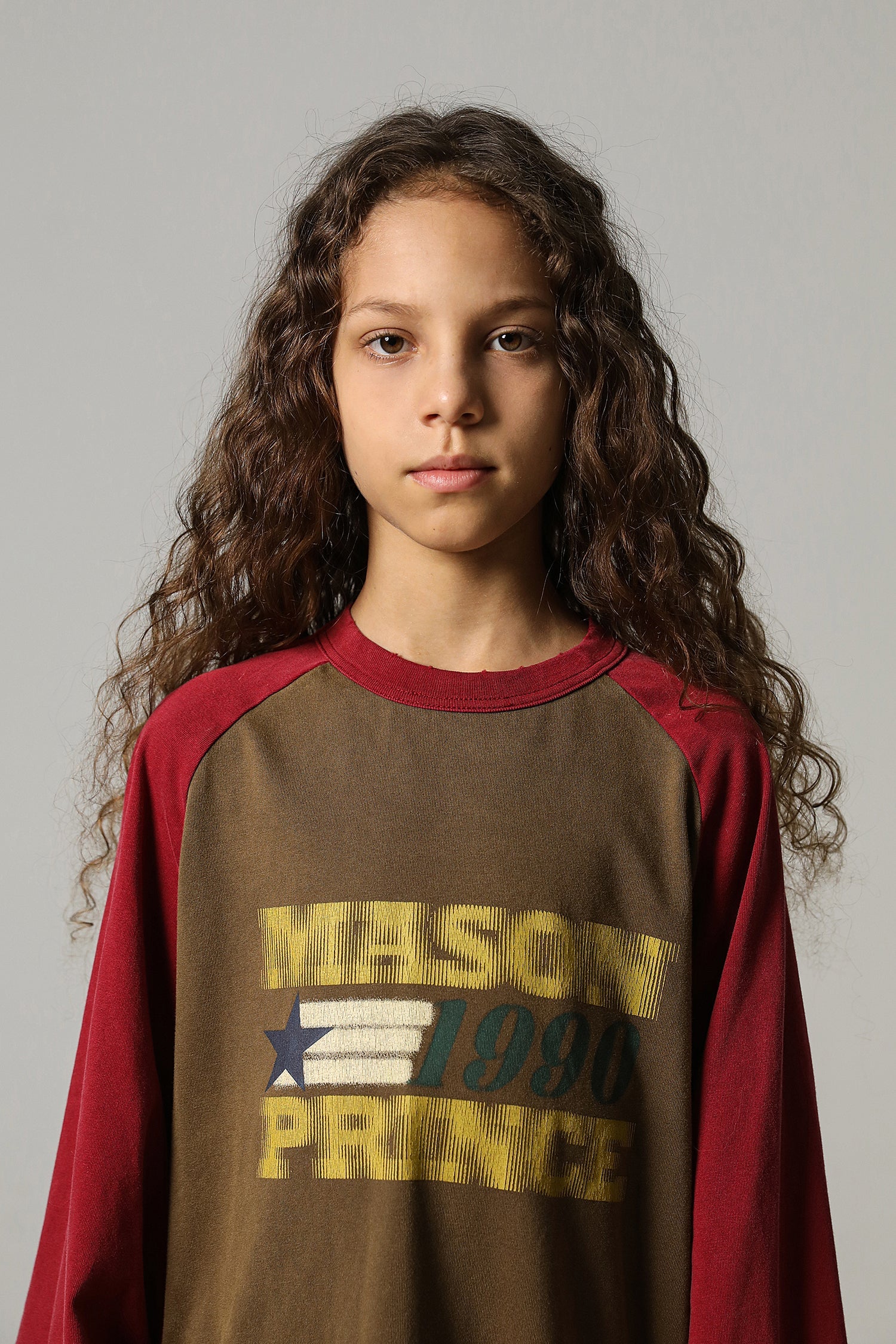 MASONPRINCE "1990" Contrast Long Sleeve