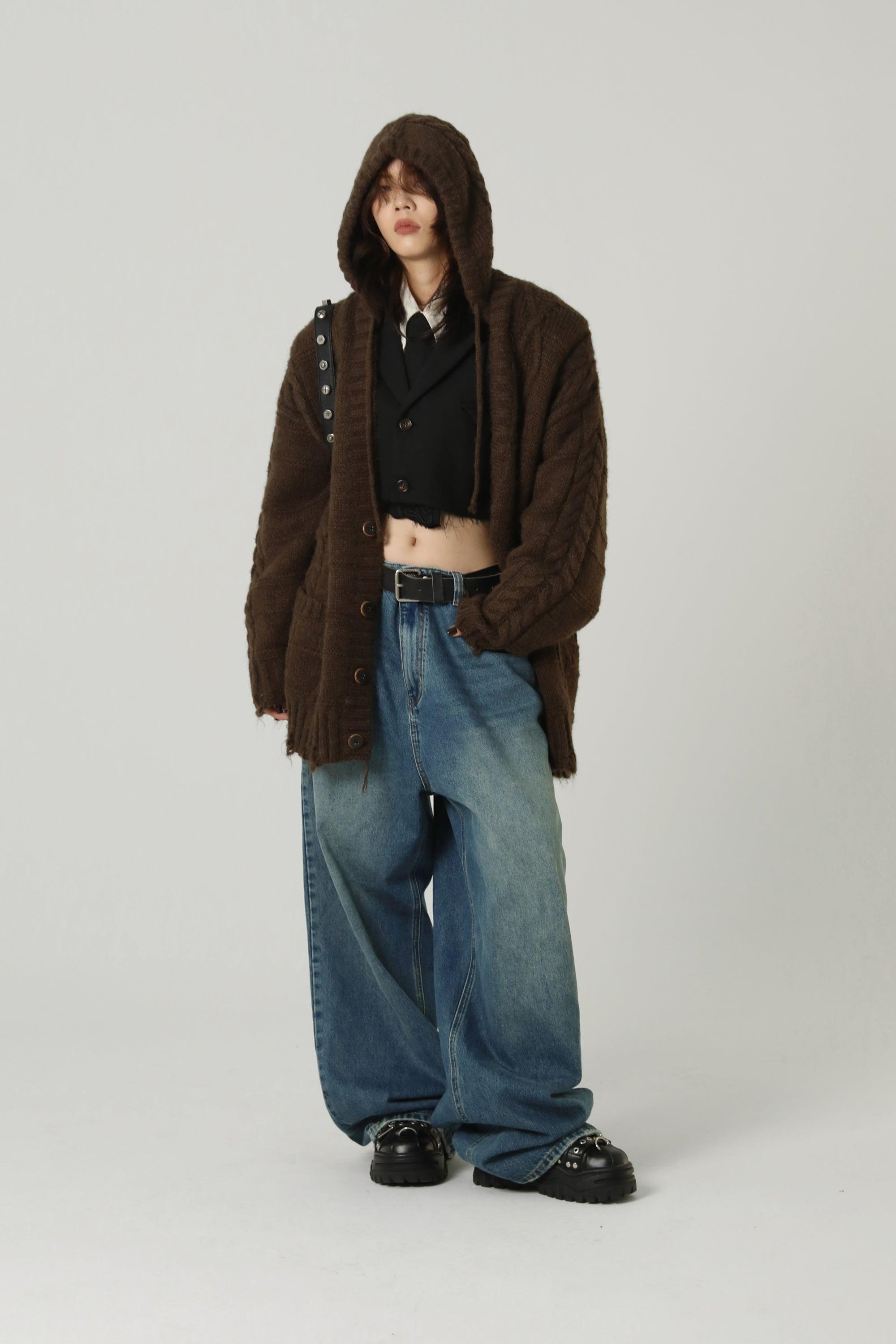 MASONPRINCE Edith Knit Hooded Cardigan
