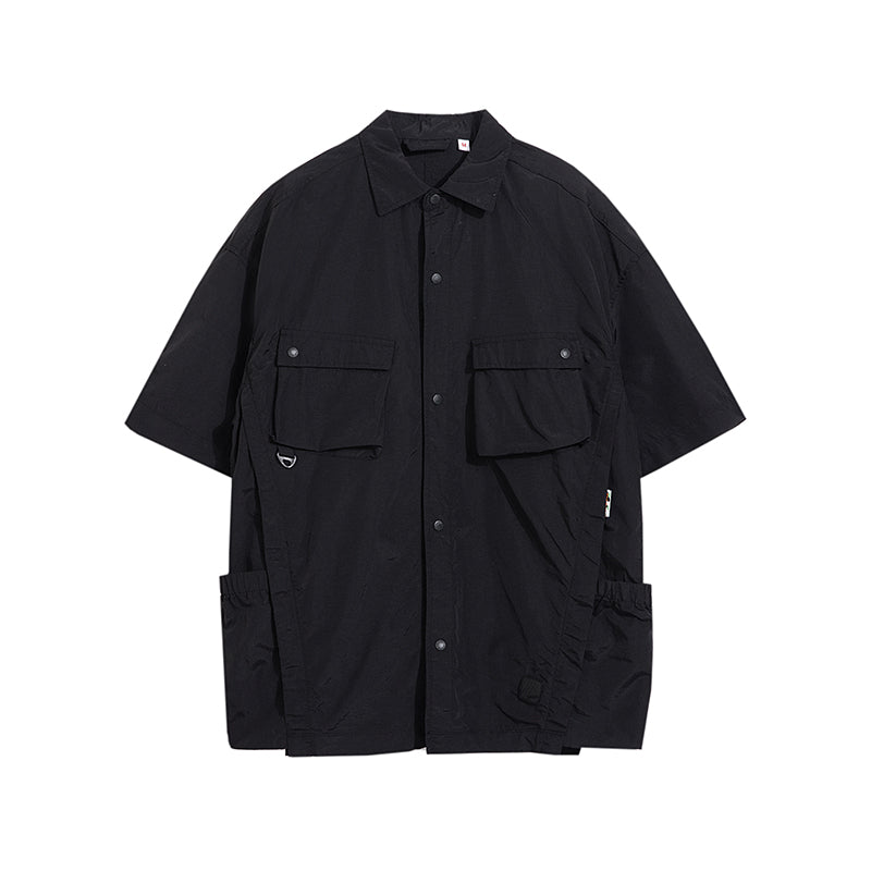 GTRG Paneled Button-Up Shirt