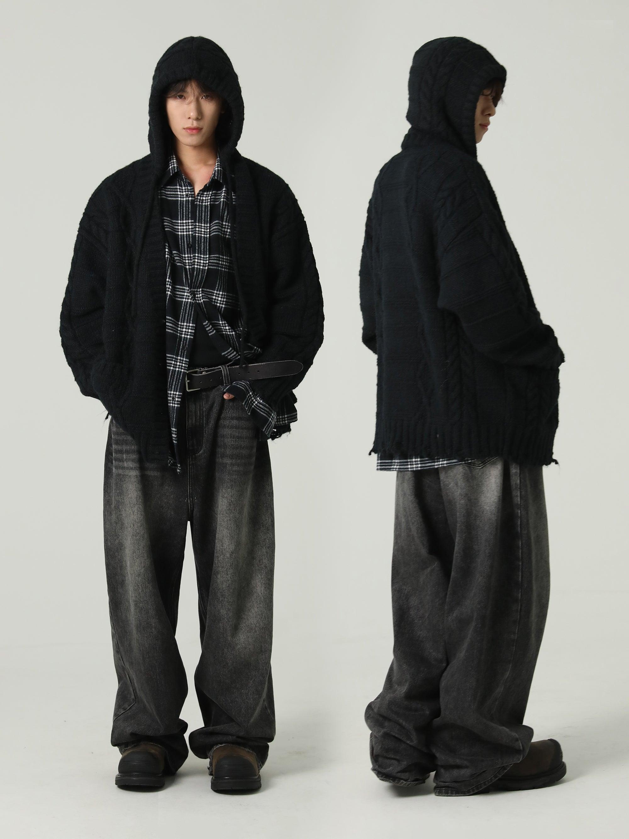 MASONPRINCE Edith Knit Hooded Cardigan