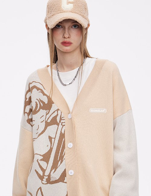 ICONSLAB "Singing Angel" Cardigan
