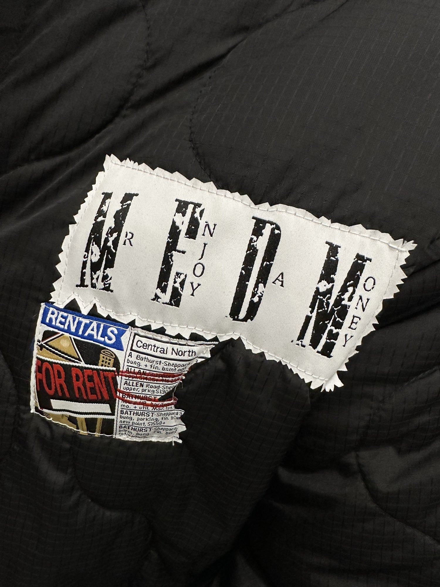 MEDM Patched Flyer Quilted Jacket