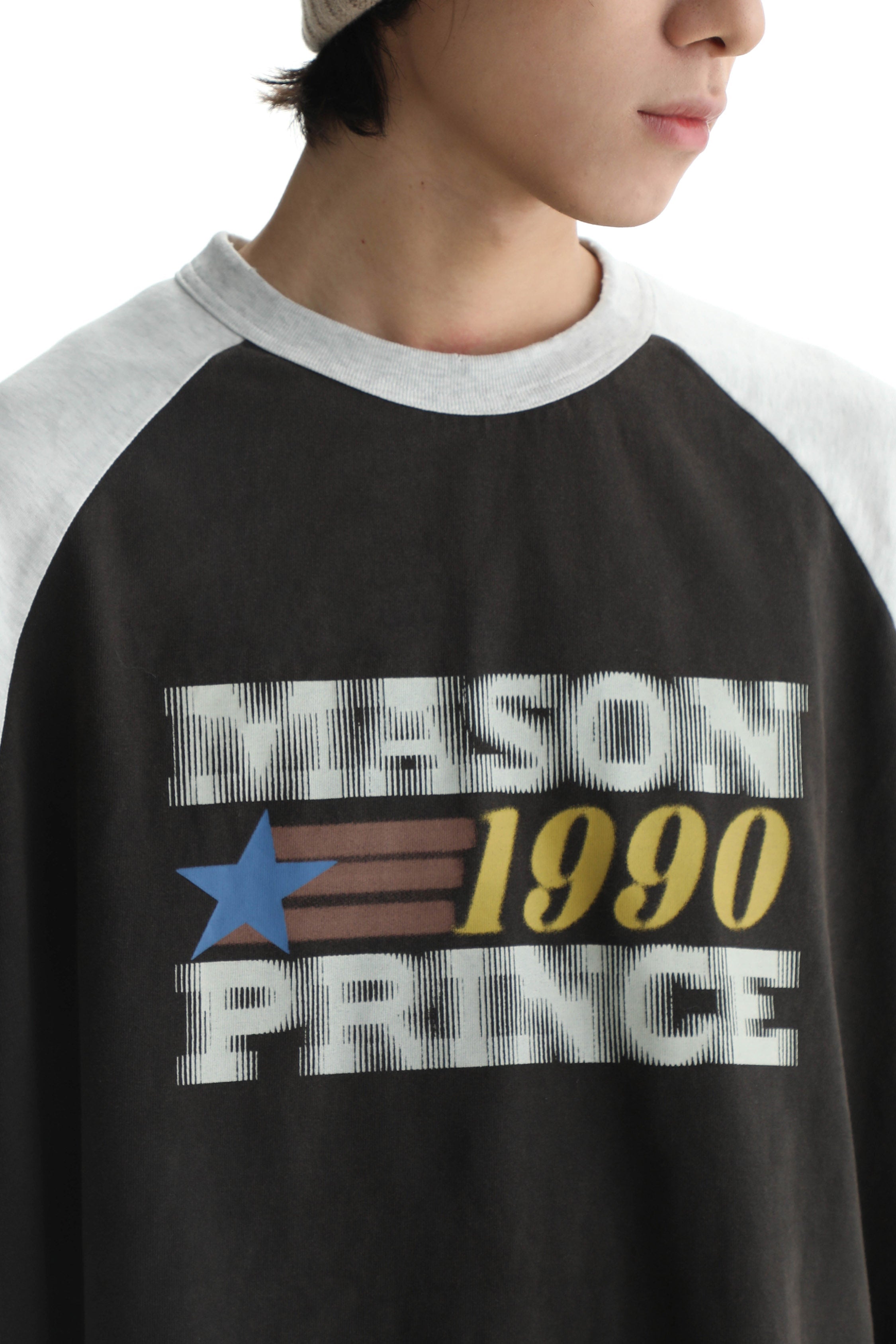 MASONPRINCE "1990" Contrast Long Sleeve