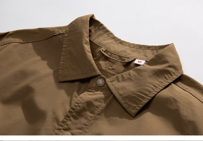 GTRG Paneled Button-Up Shirt