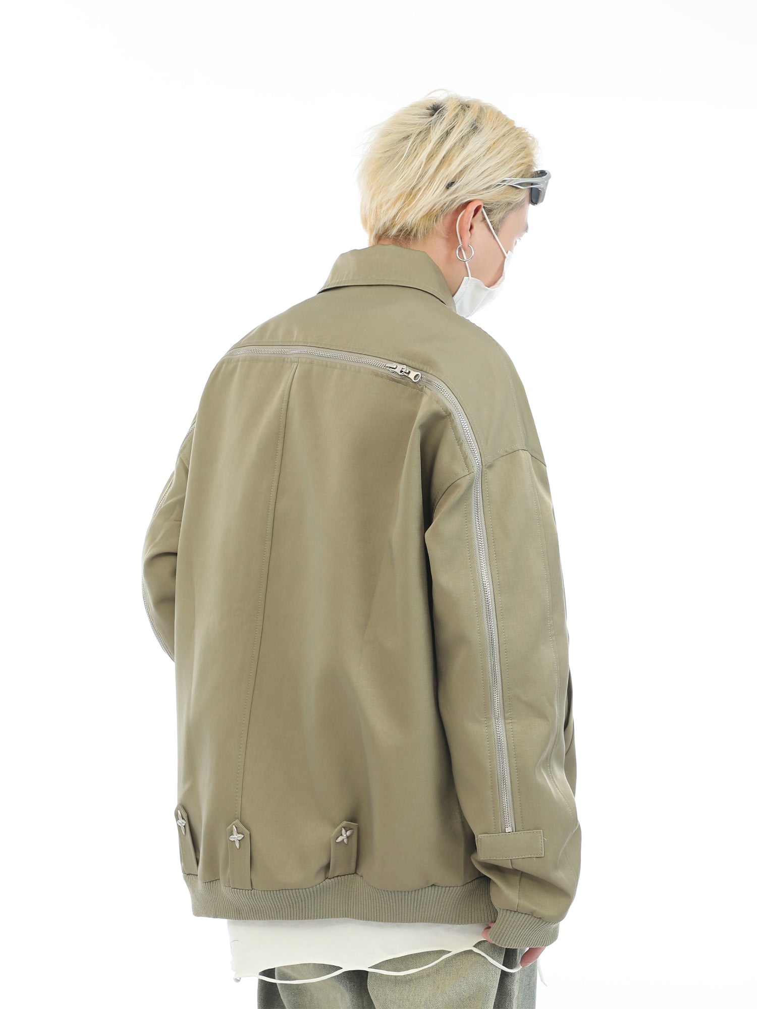 MaxDstr Star Zipped Work Jacket