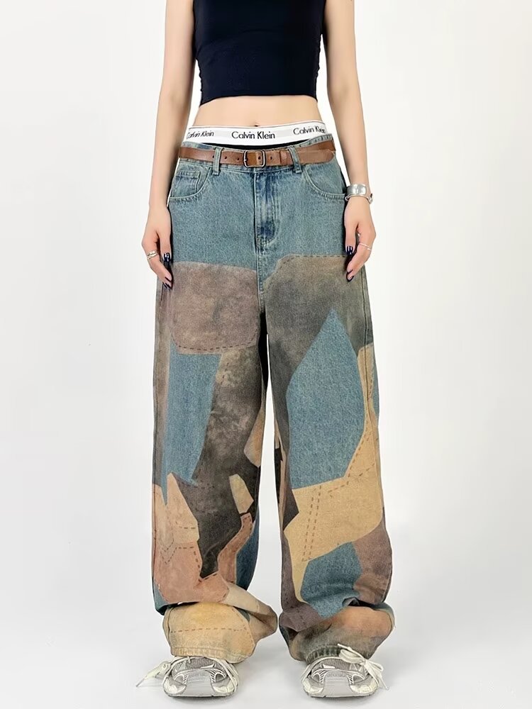 HJK Exclusive "Surrealism" Deconstructed Jeans