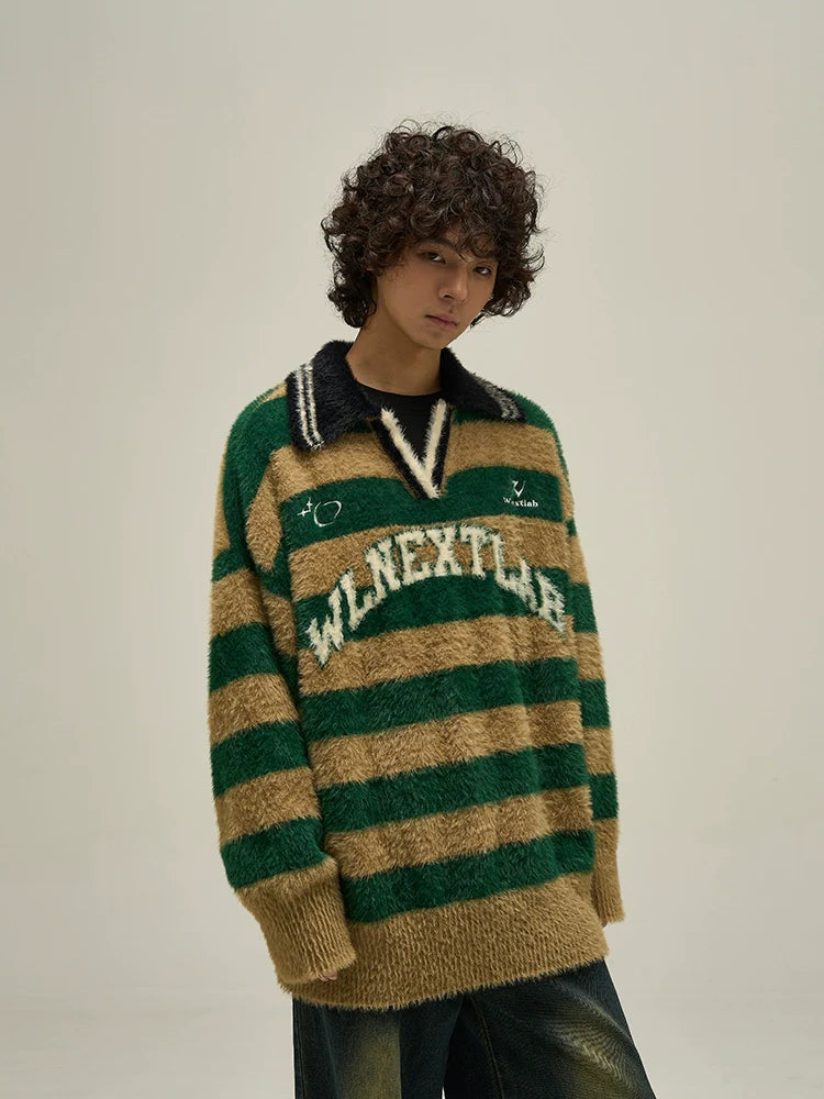 WLNEXT Logo Collared Sweater