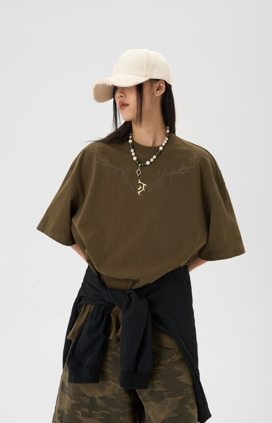 JHYQ Thorn Collar Tee