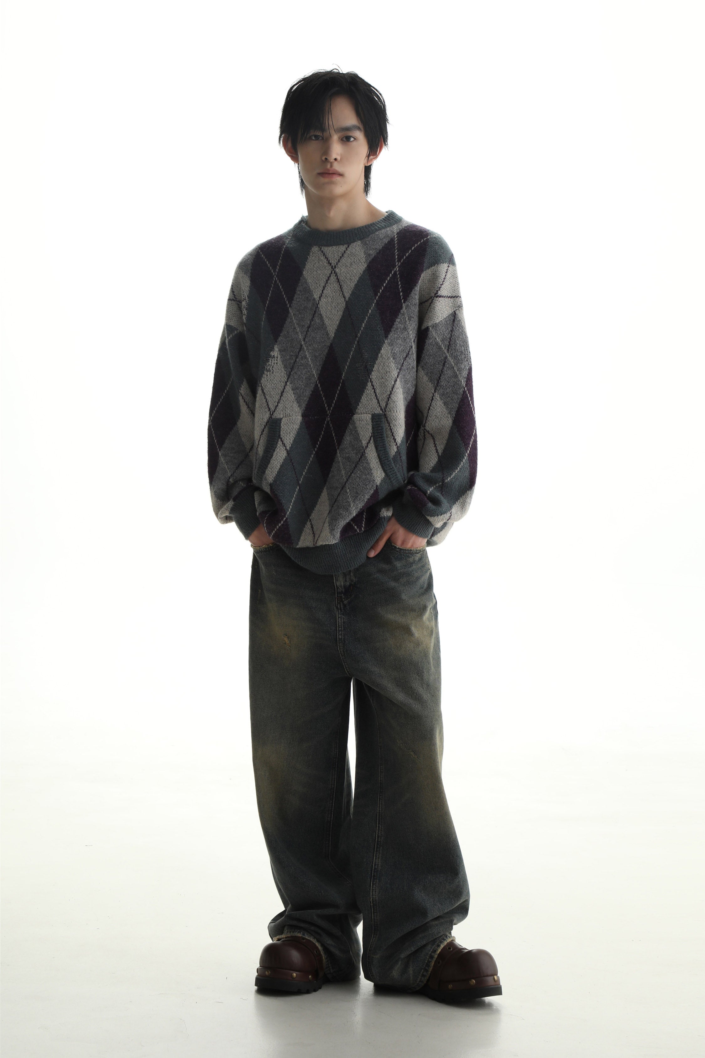MASONPRINCE Argyle Sweater