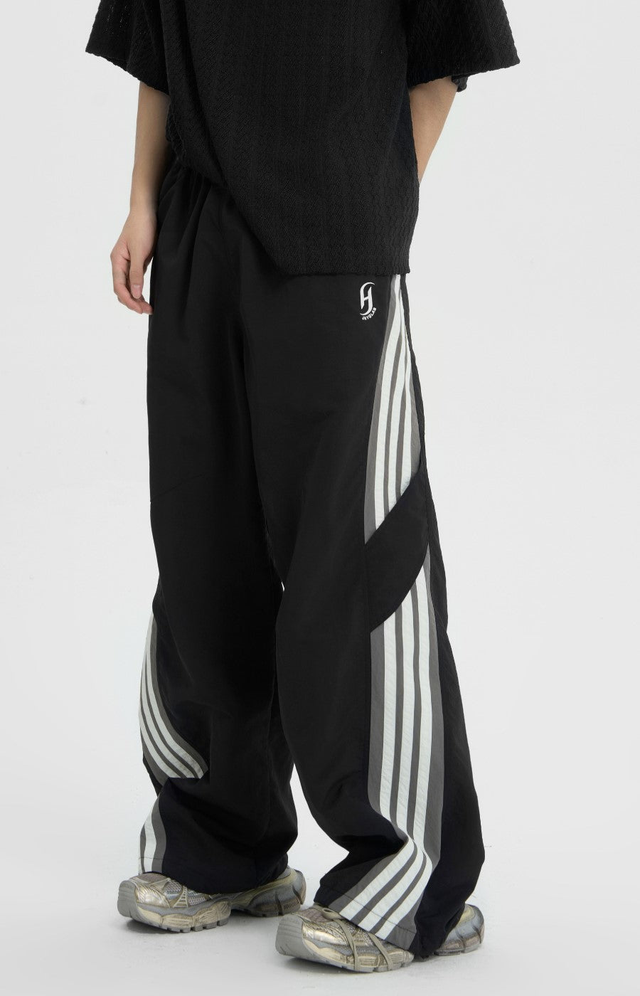 JHYQ Contrast Striped Track Pants