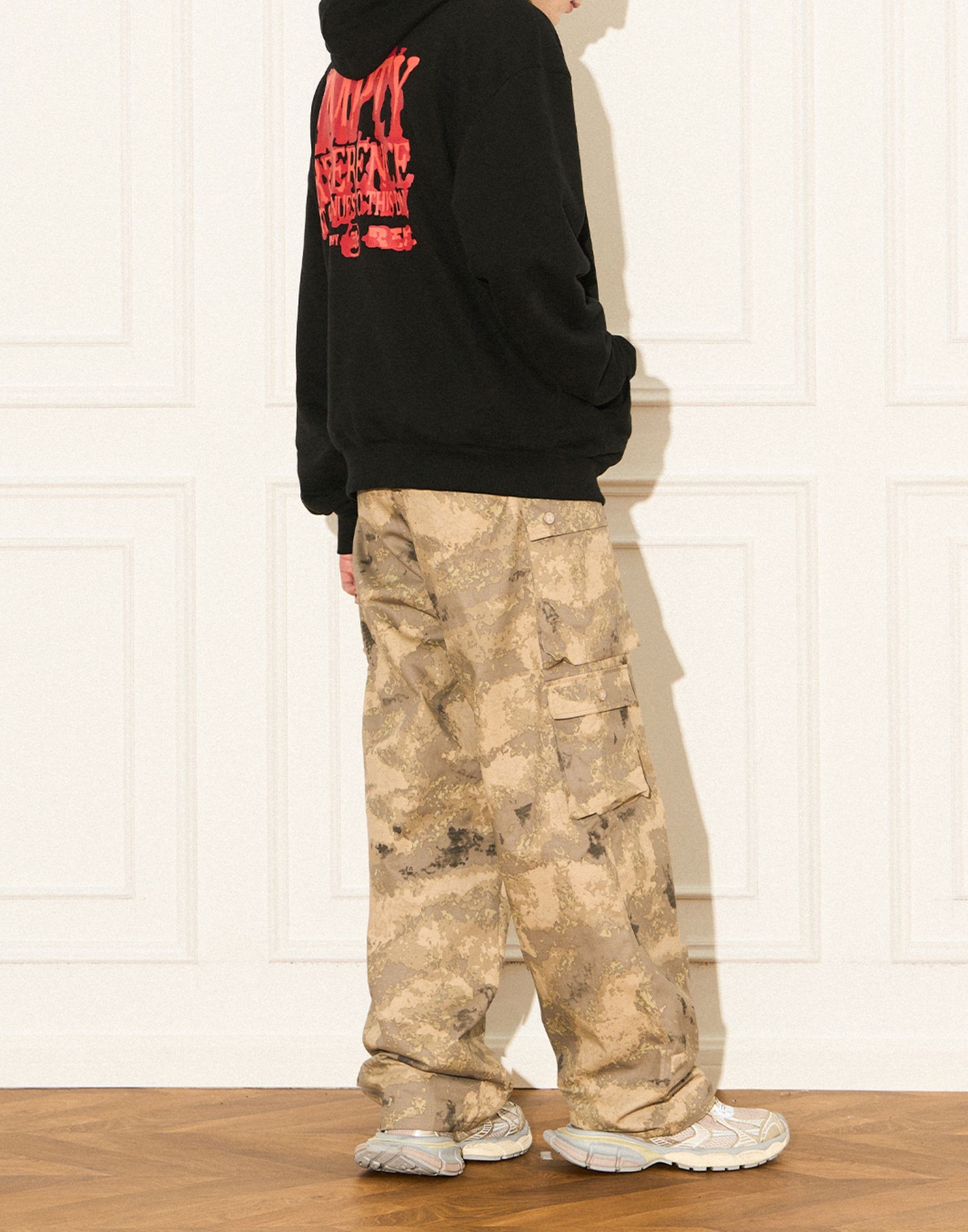 EMPTY REFERENCE Camoflauge Multipocket Cargo Pants