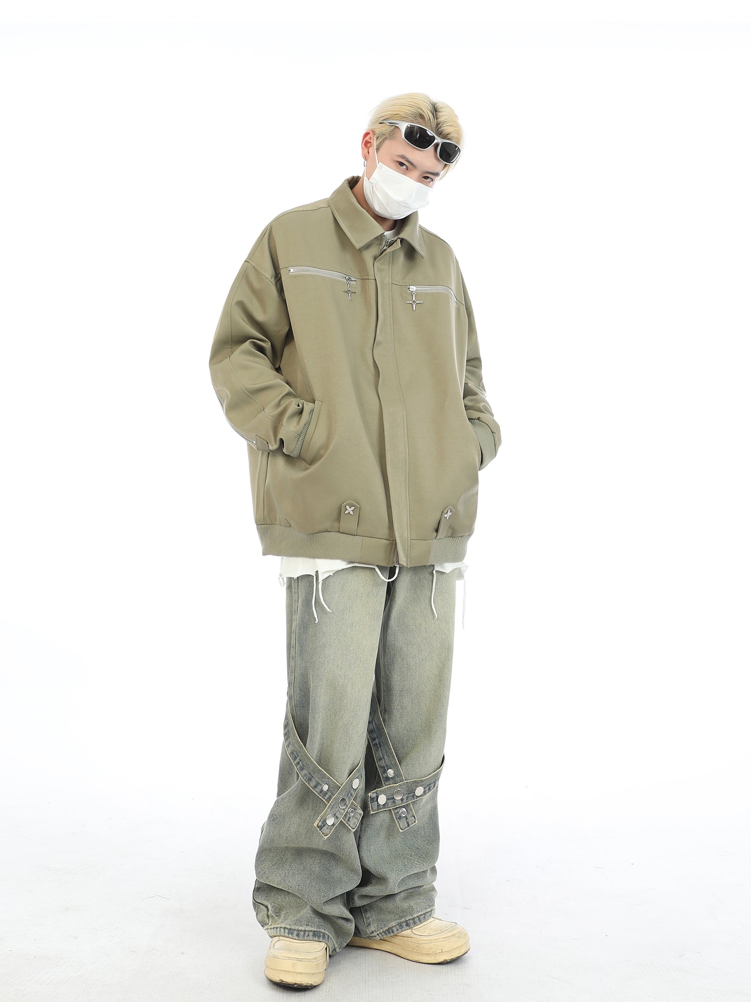 MaxDstr Star Zipped Work Jacket