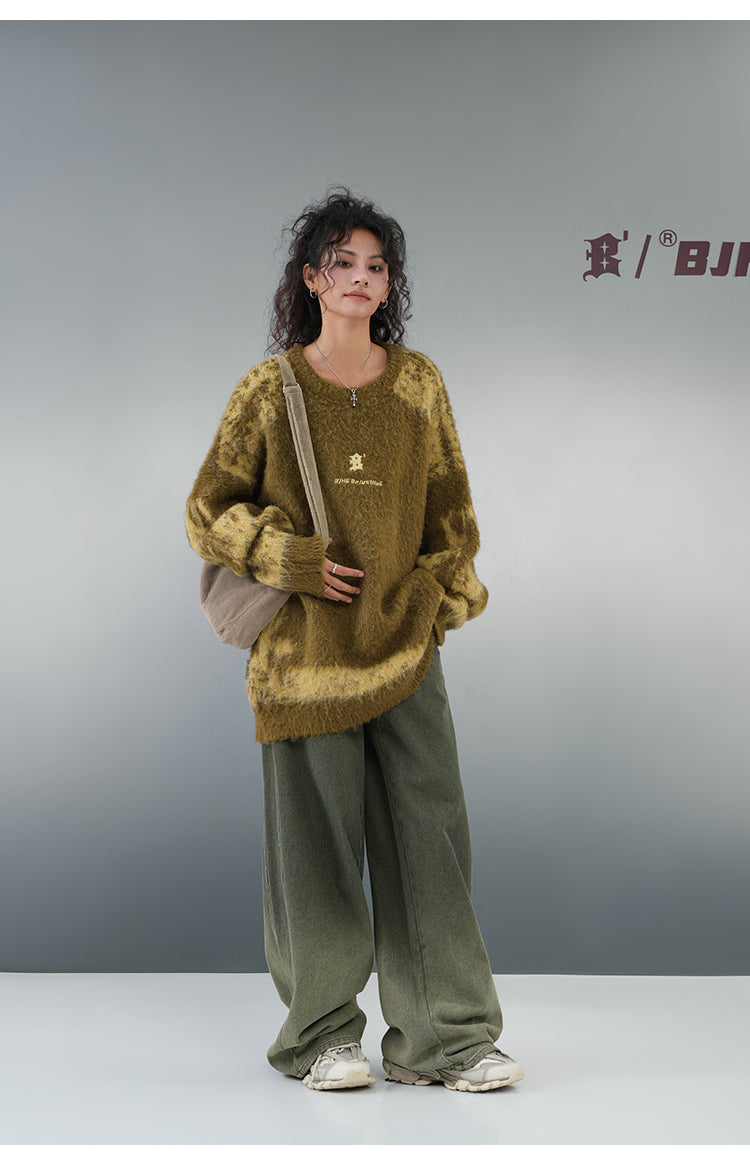 BJHG Textured Jacquard Sweater