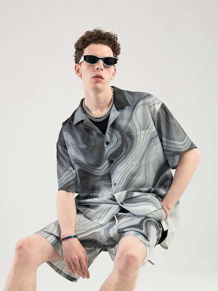 NOSAW Marble Shorts