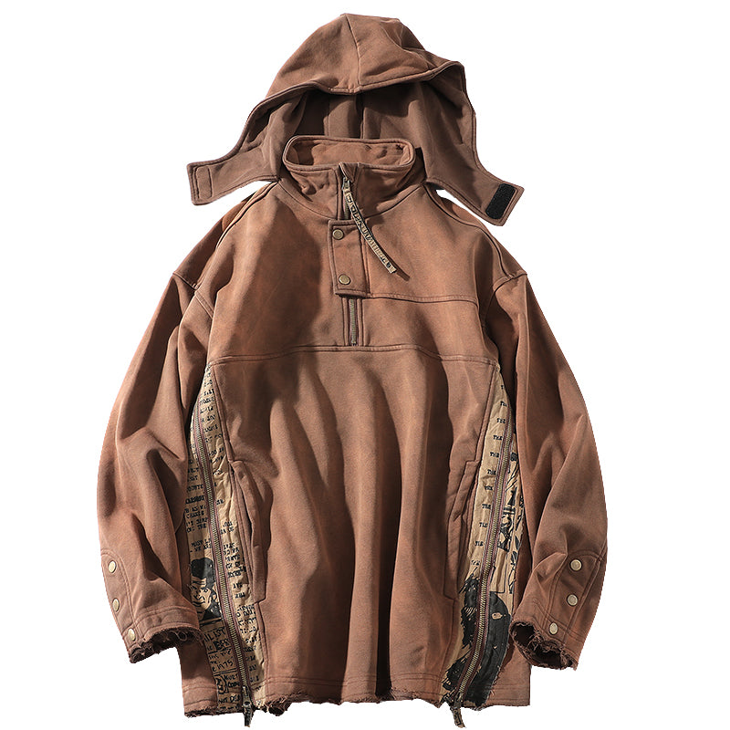 A SQUARE ROOT "Scavenger" Half Zip Jacket