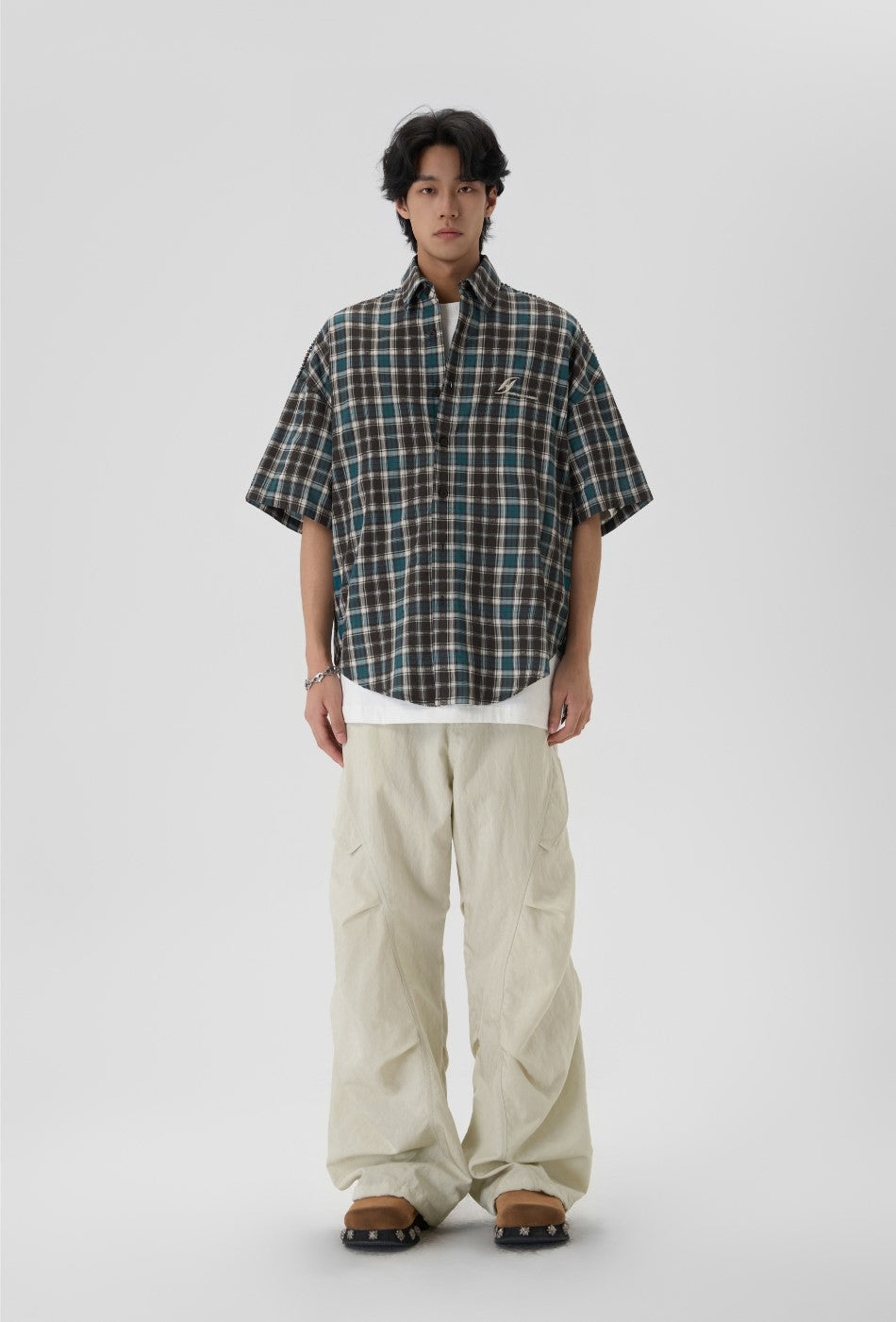JHYQ Pleated Parachute Pants