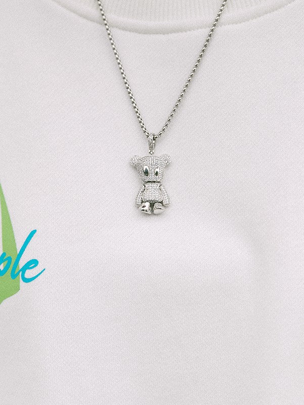 DangerousPeople Hooded Bear Necklace