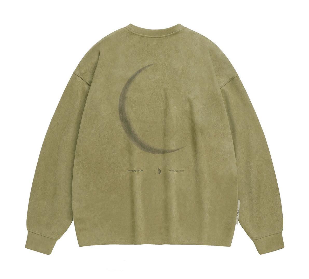 BJHG 3M Reflective Crescent Moon Sweatshirt