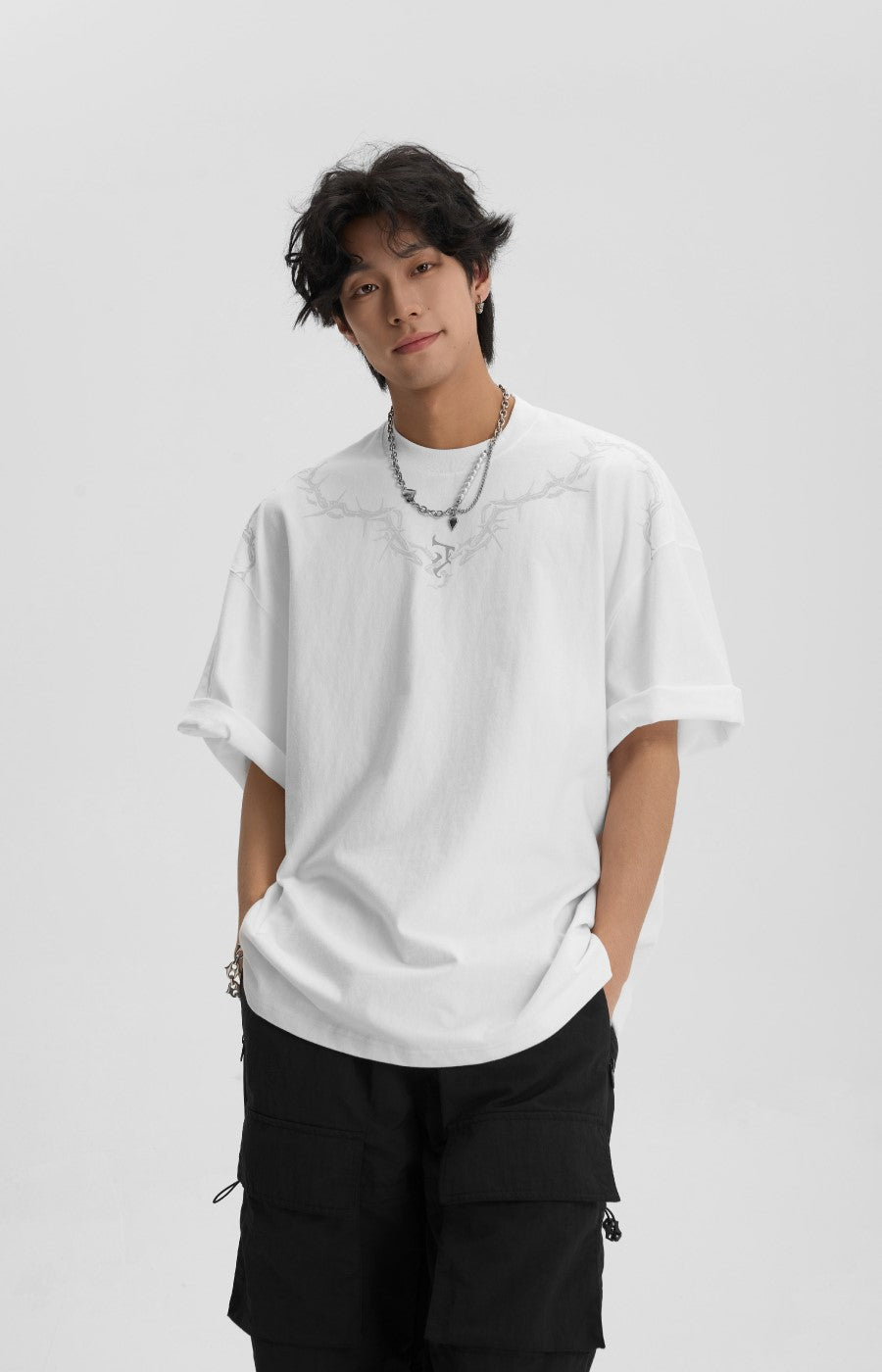 JHYQ Thorn Collar Tee