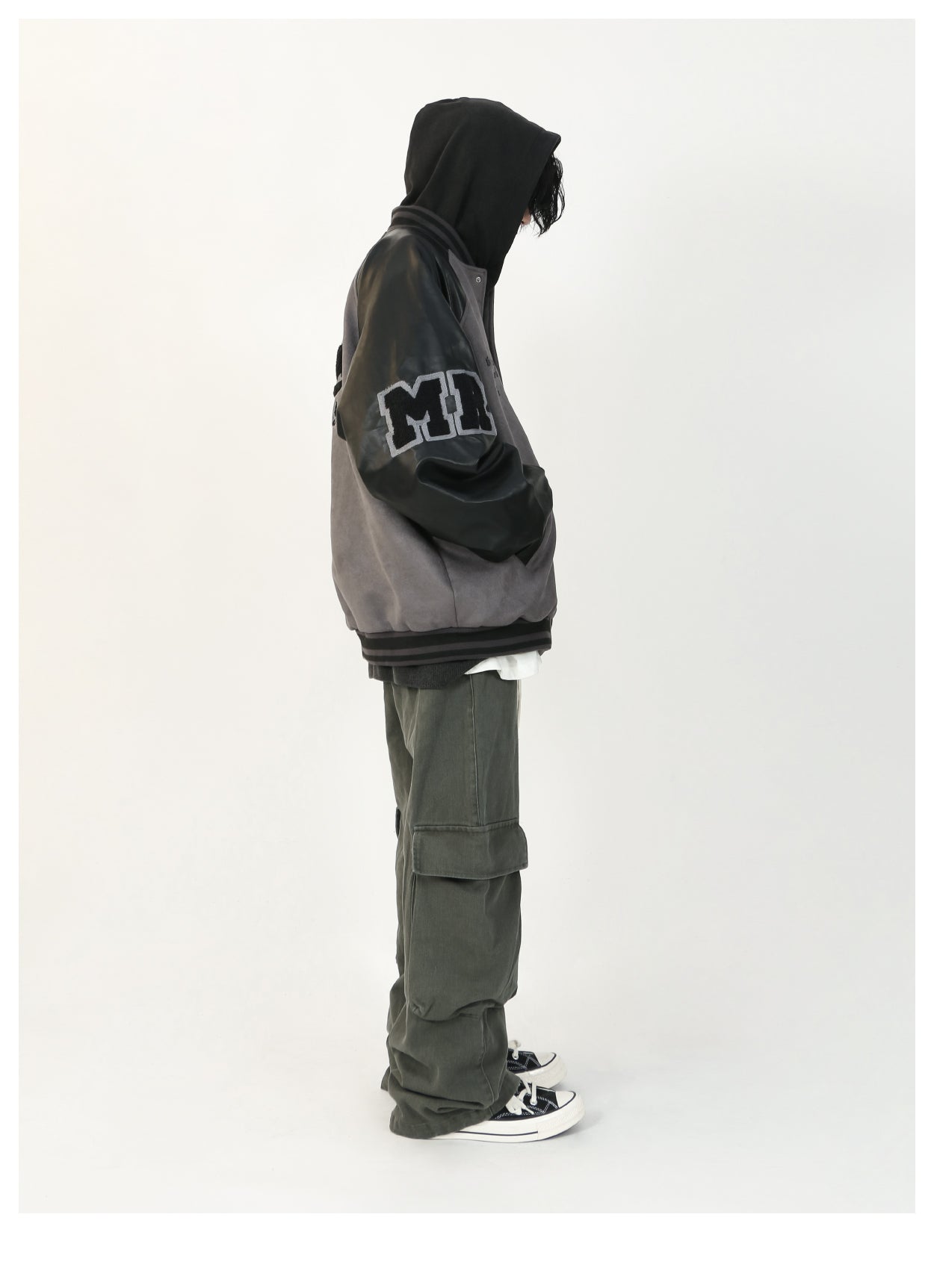 MRNEARLY "1997" Suede Varsity Jacket