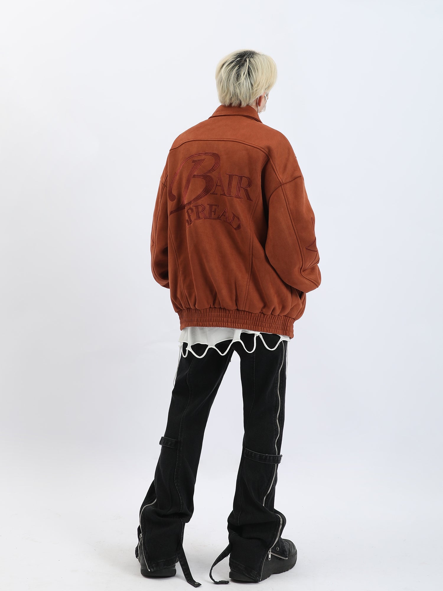 MaxDstr Split Cut Zipper Pants