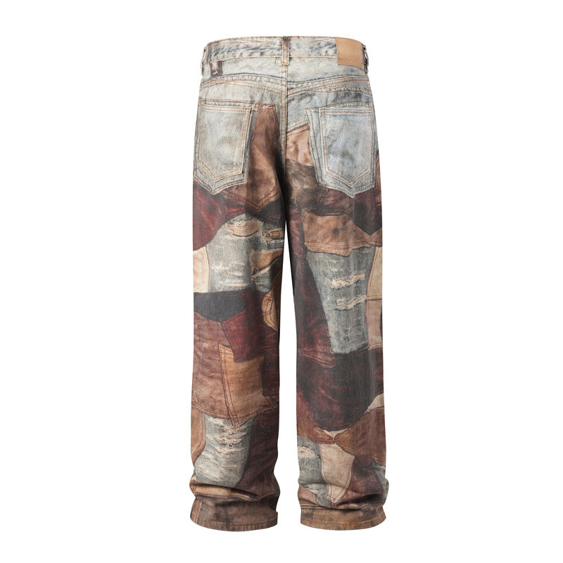 HJK Exclusive "Abstract" Deconstructed Jeans