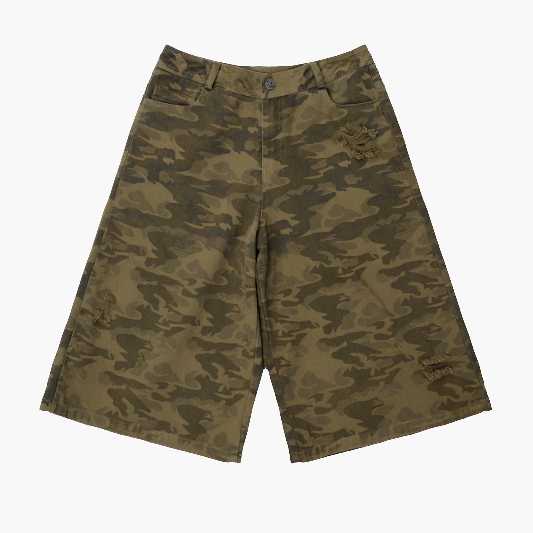 JHYQ Camo Capri Cut Shorts