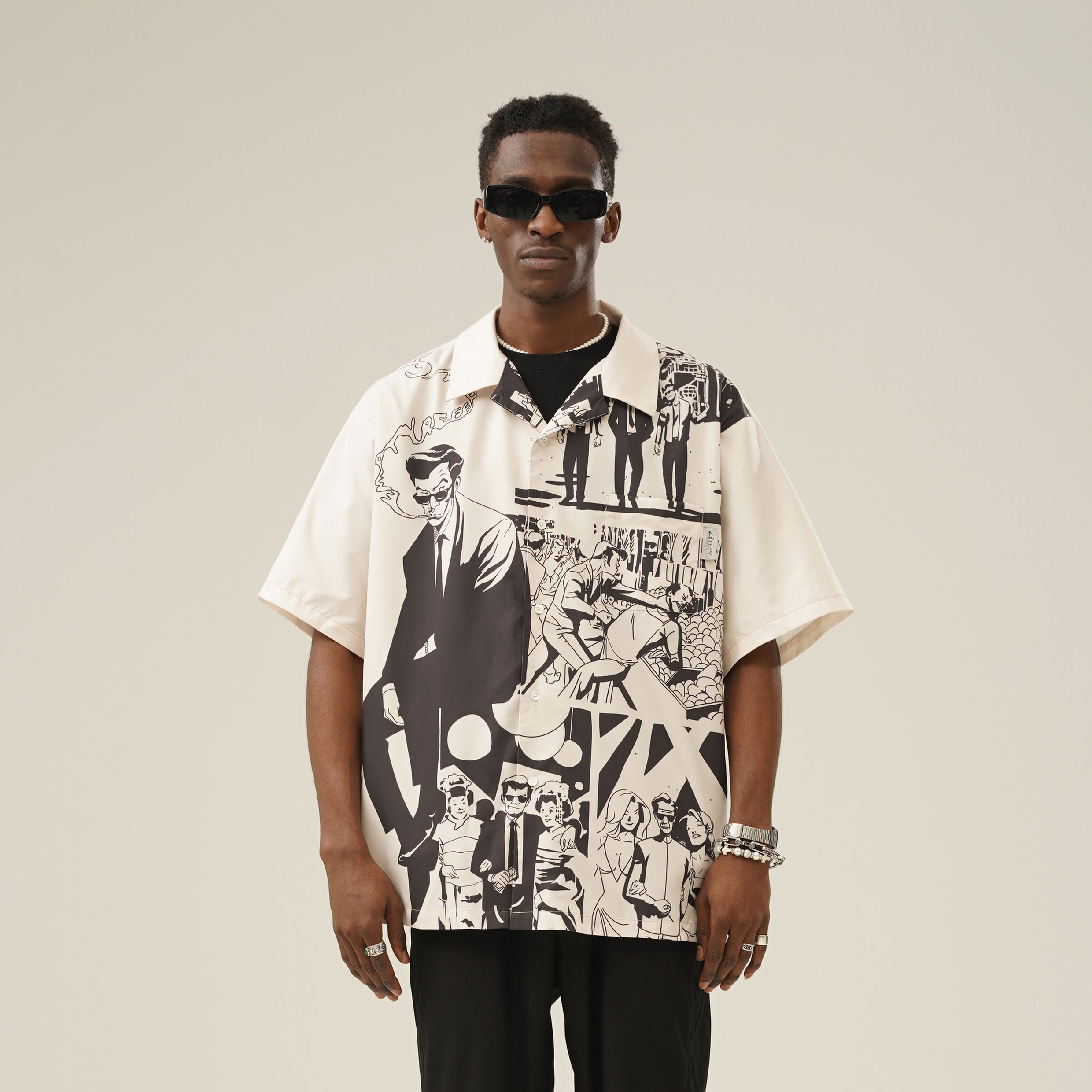 EMPTY REFERENCE "Comic" Button-Up Shirt