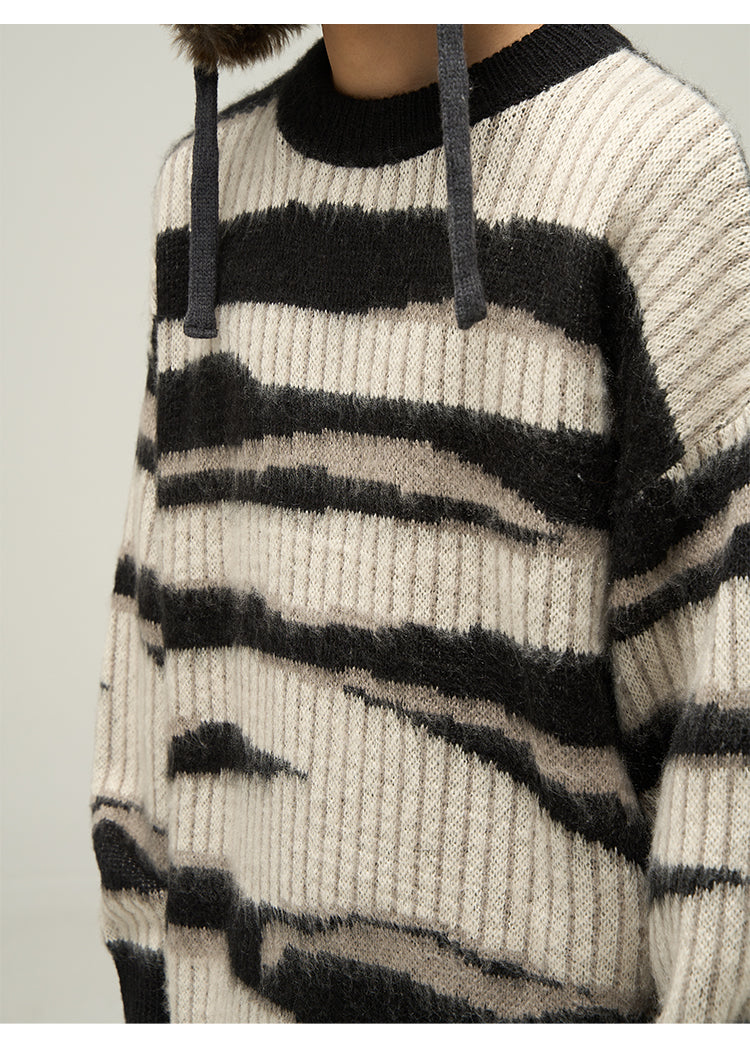 WLNEXT Double Striped Sweater