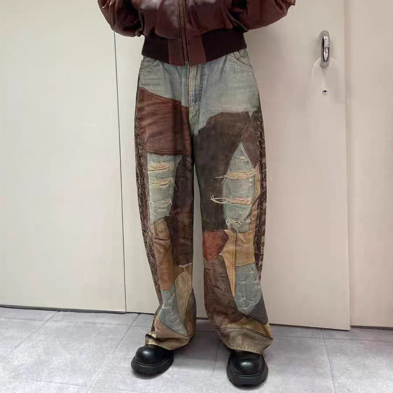 HJK Exclusive "Abstract" Deconstructed Jeans