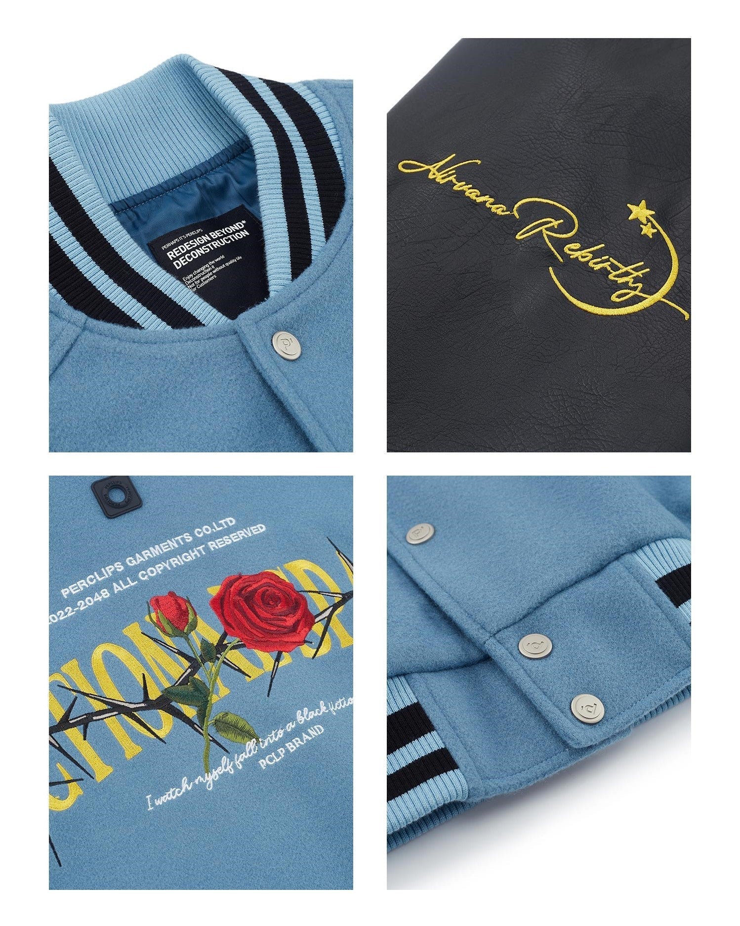 PCLP "Roses & Thorns" Varsity Jacket