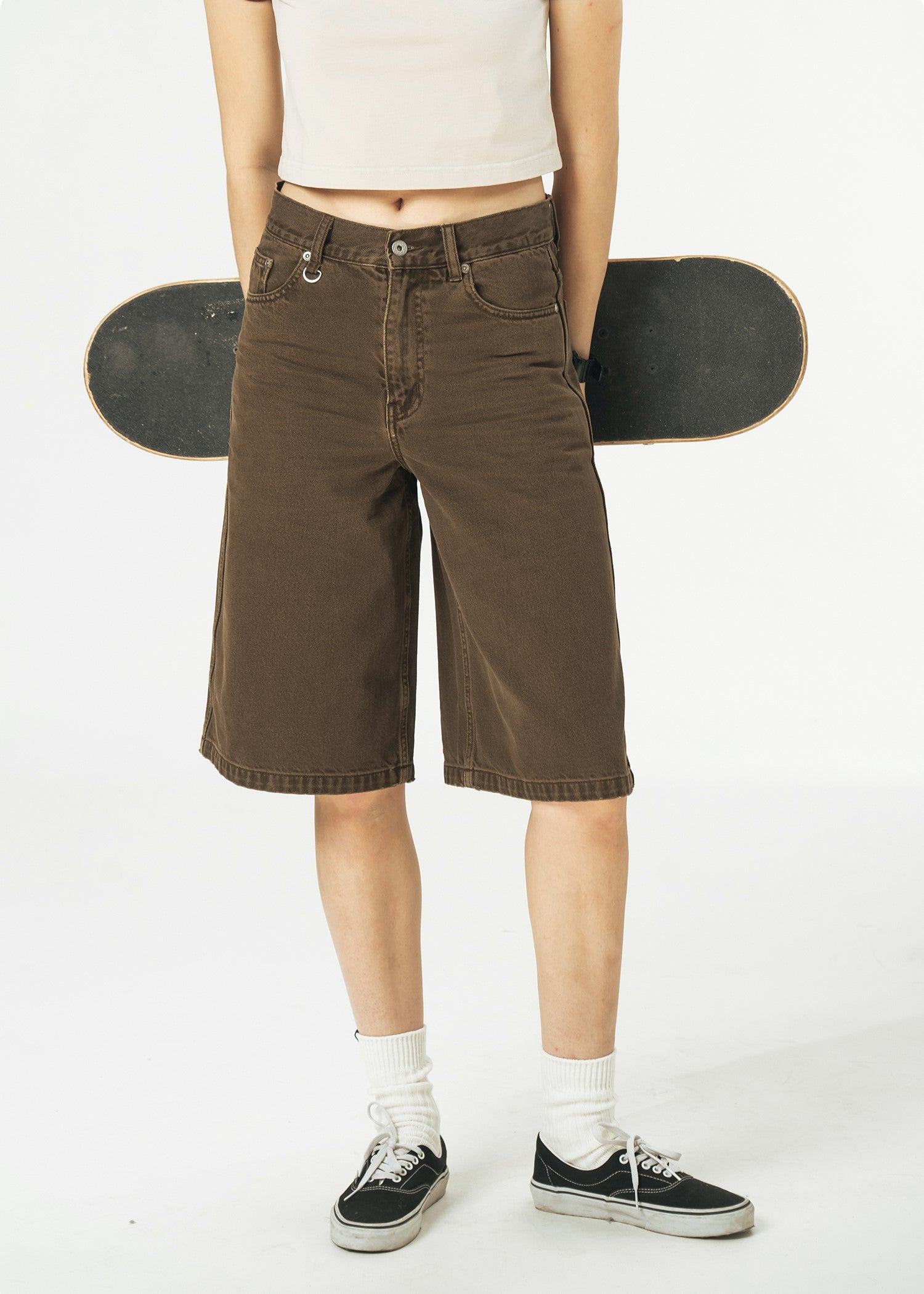 714street Japanese Washed Denim Shorts
